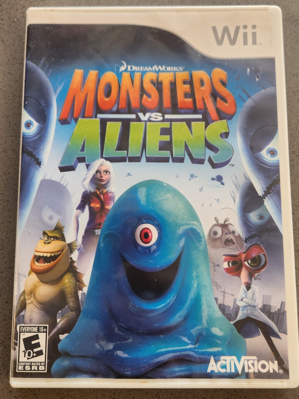 Monsters vs. Aliens (Nintendo Wii, 2009) CIB,